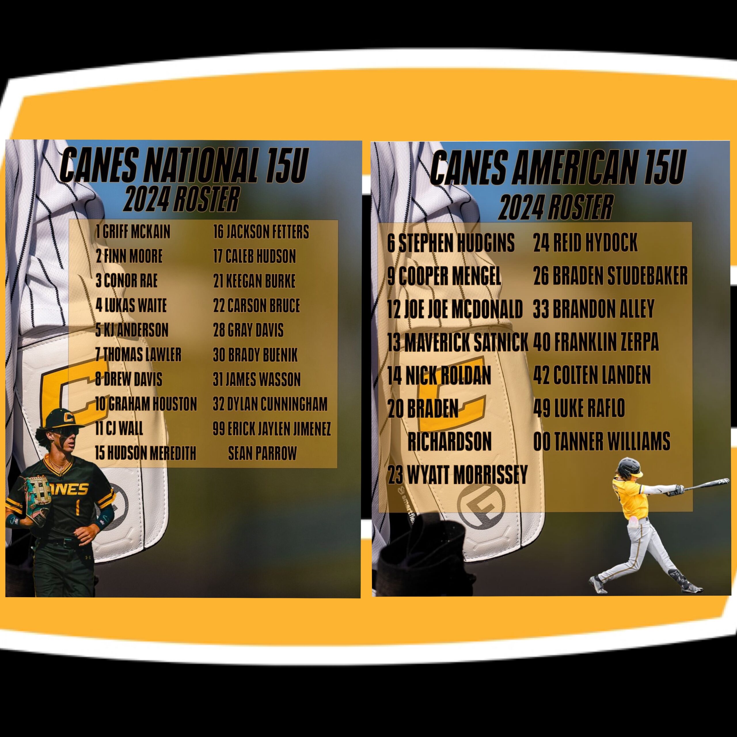 Canes New England Rising Stars; Dylan Cunningham and Colten Landen to